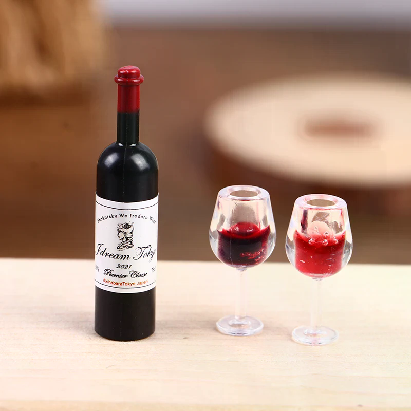 Wine Beer House - 5 Piezas de Miniaturas de 1:12