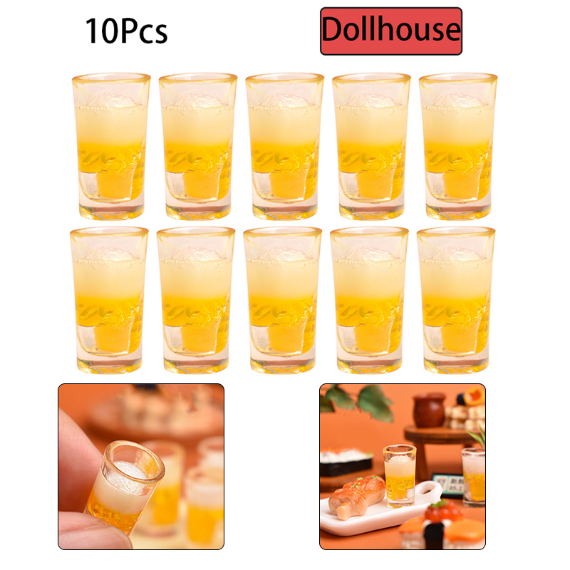 Wine Beer House - 10 Uds. Juguete en miniatura para