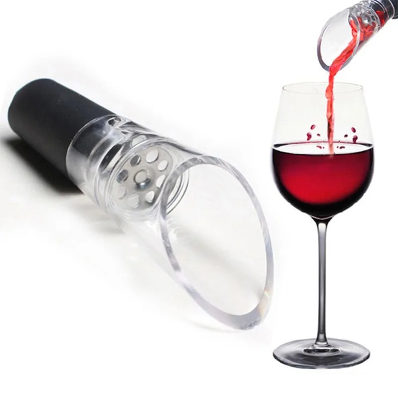 Wine Aerator Pour - Aireador de vino acrílico, tapón de