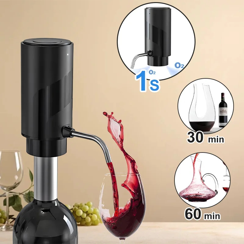 Wine Beer Liquor - Dispensador inteligente de aireador de vino,