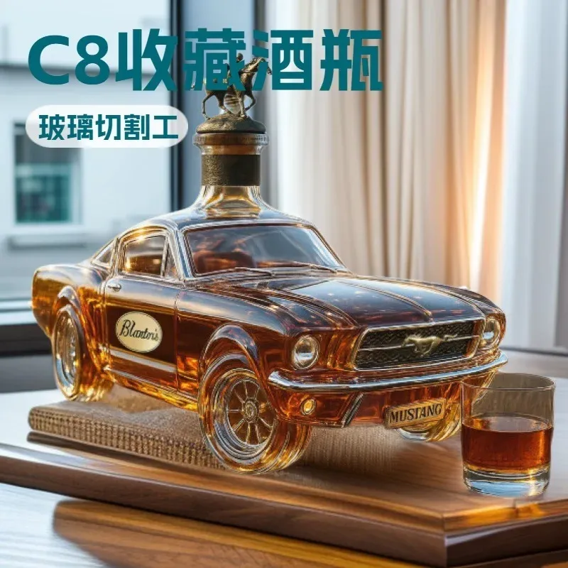 Wine Beer Liquor - Botella de Whisky con Diseño de