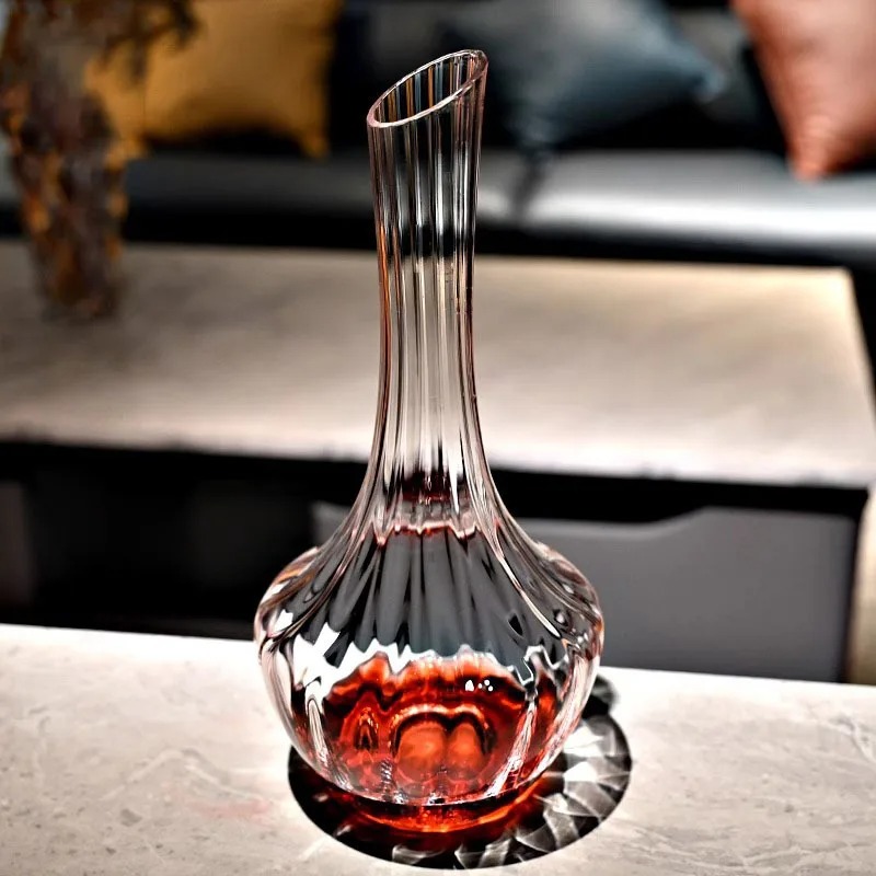 Wine Aerator Pour - Jarra de Vino de Cristal Europea