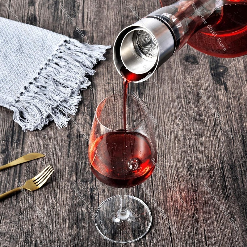 Decantador de Vino Frío Electr - Wine Aerator Pour reseña y precio