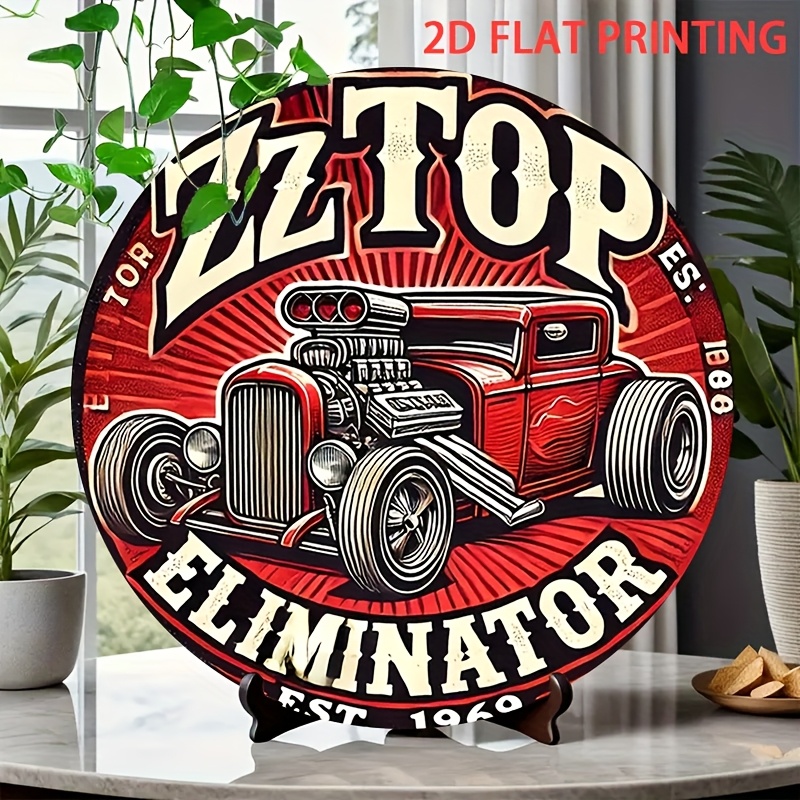 2D plano, 1 pieza ZZ Top Elimi - Wine Tag Label reseña y precio