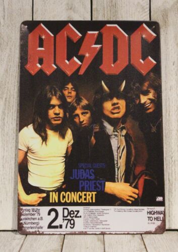 m1,AC/DC Letrero Metálico de A - Wine Tag Label reseña y precio
