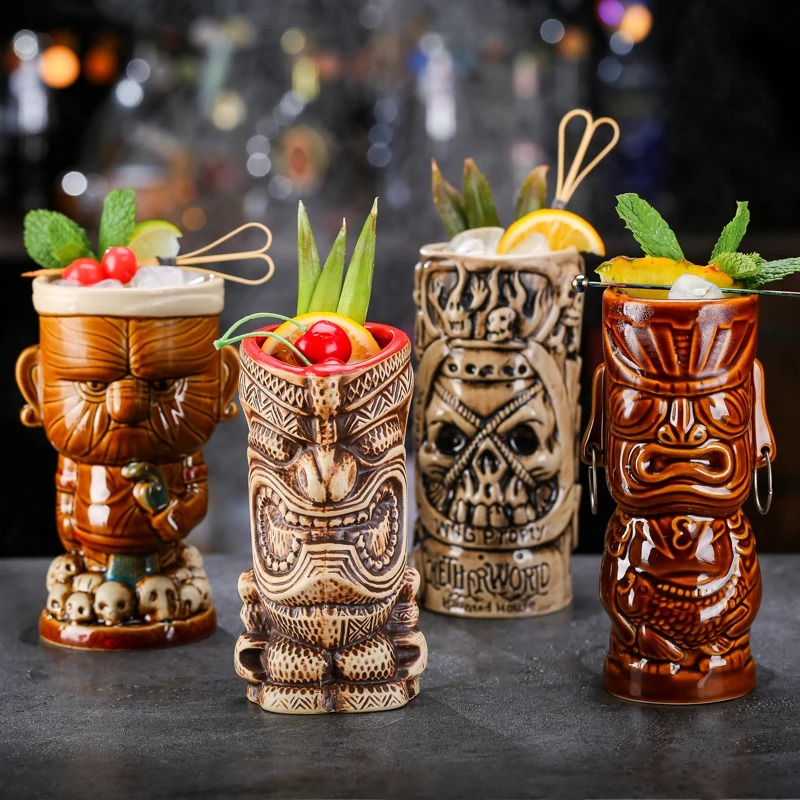 Taza de cerámica creativa, tót - Wine Beer Whiskey reseña y precio