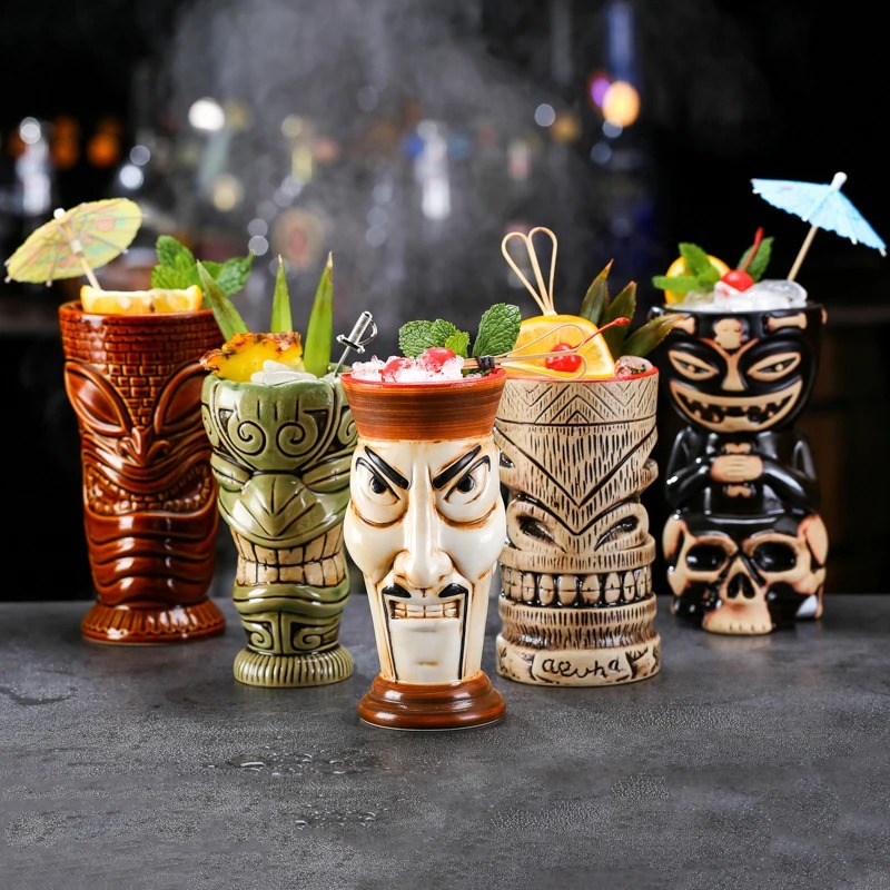 Taza de cerámica creativa, tót - Wine Beer Whiskey reseña y precio