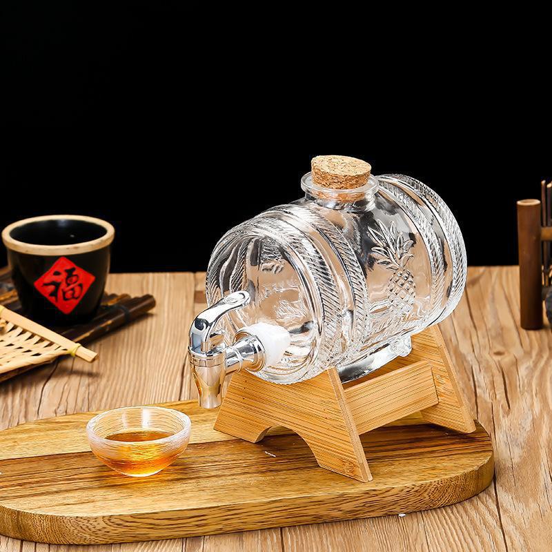 Barril de whisky de vidrio de  - Wine Beer Whiskey reseña y precio