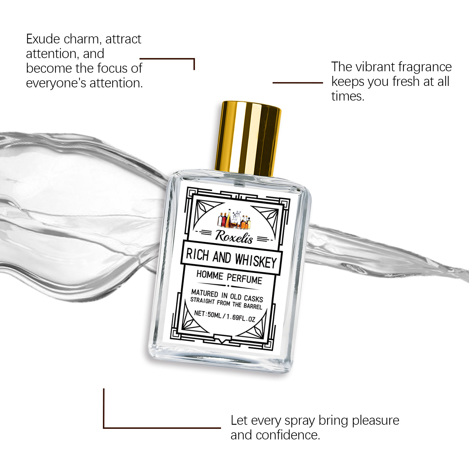Perfume Roxelis Charm Whisky p - Wine&Beer Help reseña y precio